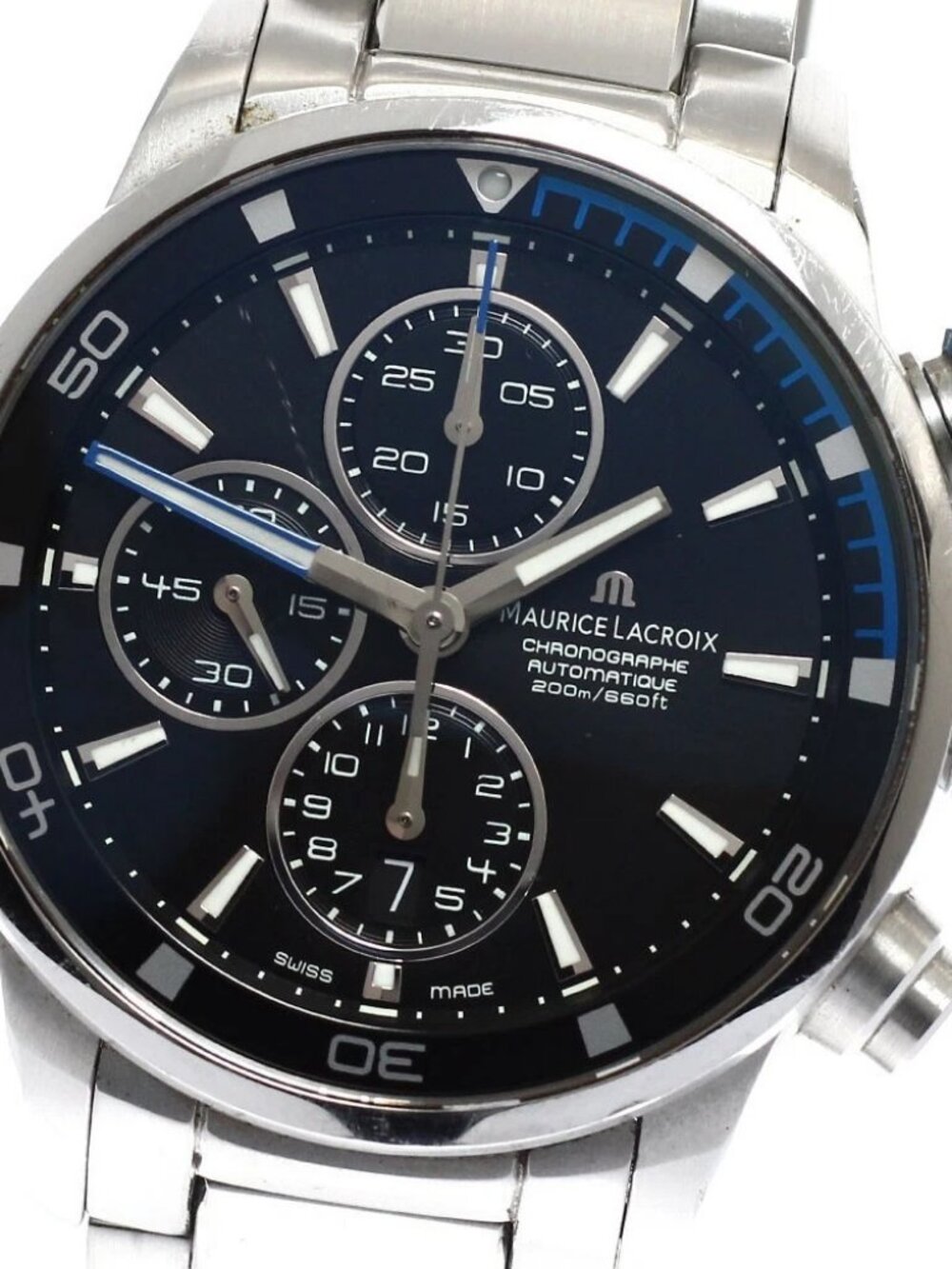 MAURICE LACROIX Pontos S PT6008-SS002-331 Chronograph Automatic Men's